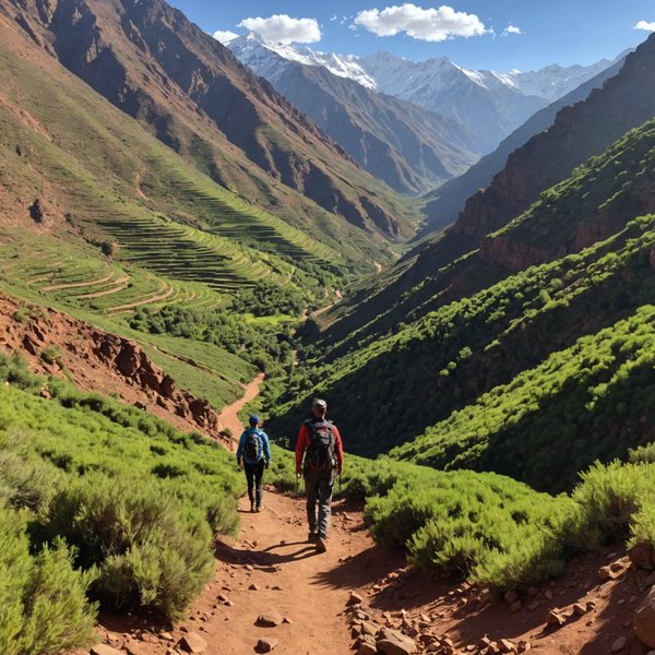Quels sont les meilleurs sentiers pour une randonnée dans les montagnes de l'Atlas au Maroc?