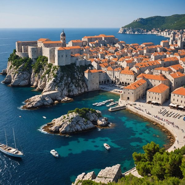 Quelle croisière propose des visites guidées des sites historiques de la vieille ville de Dubrovnik?