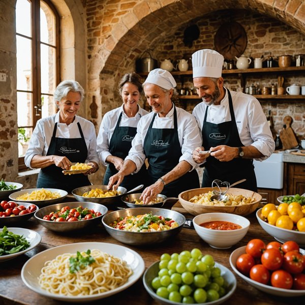 Quels sont les critères pour choisir une location de vacances en Italie avec des ateliers de cuisine et des visites de marchés?